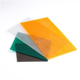 แผ่นโพลีคาร์บอเนตแข็งฝ้า